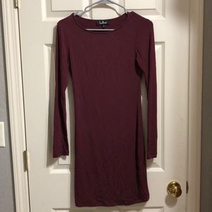 Lulus Burgundy Dress